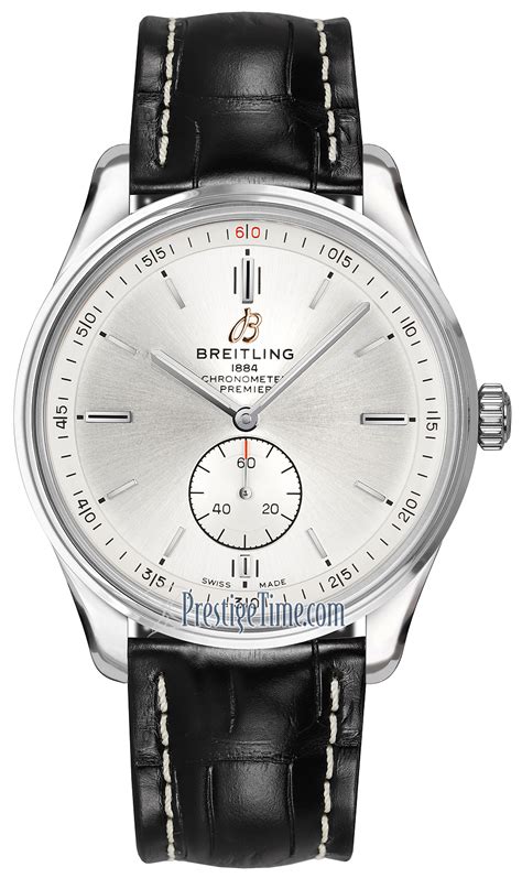 breitling a37340351g1p1|Breitling Premier Automatic Chronometer Silver D..